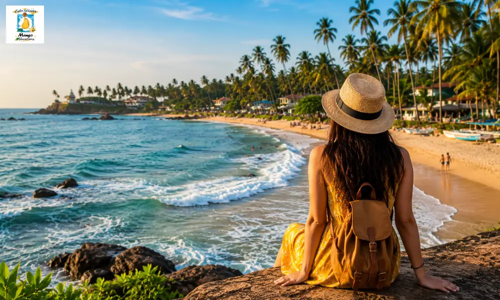 Solo Female Travel at Mirissa Beach, Sri Lanka